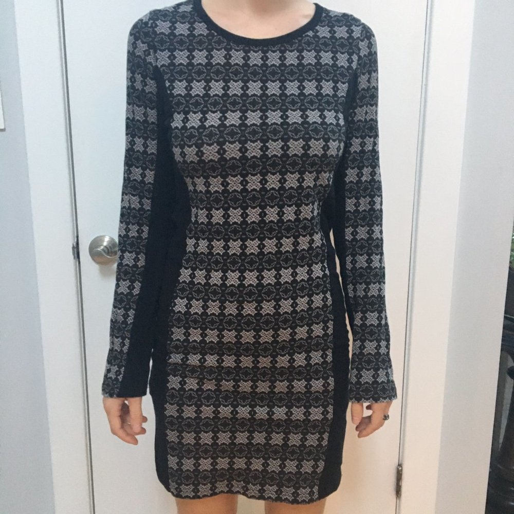 Geometric midi dress